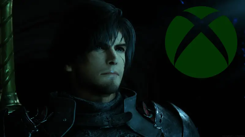 《最终幻想16》游戏封面及角色展示,画面精致华丽