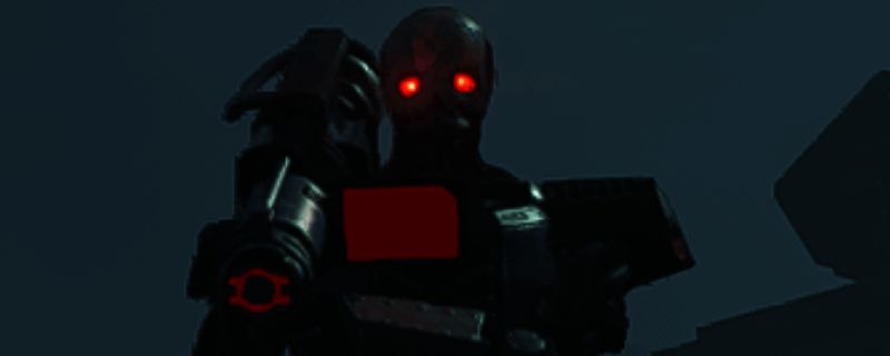 《绝地潜兵2》中火箭奇袭者的外观展示,机器人手持火箭发射器,造型精悍