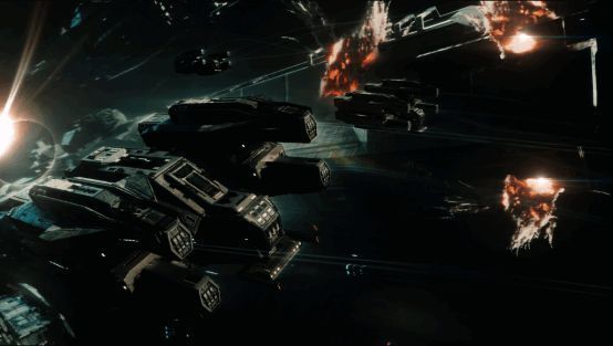 RB713导弹艇高速突进，导弹如雨点般倾泻而出