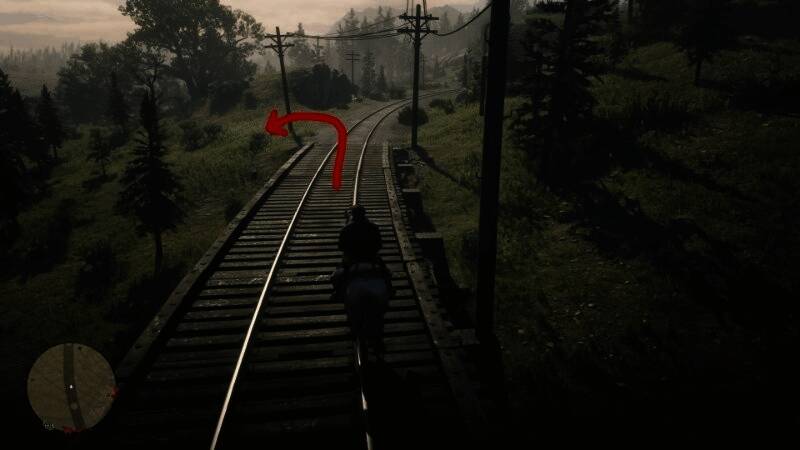 穿过大桥后左转,进入下一段复杂地形