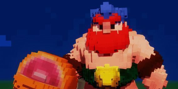 多人乱斗战斗场景，画面动感十足