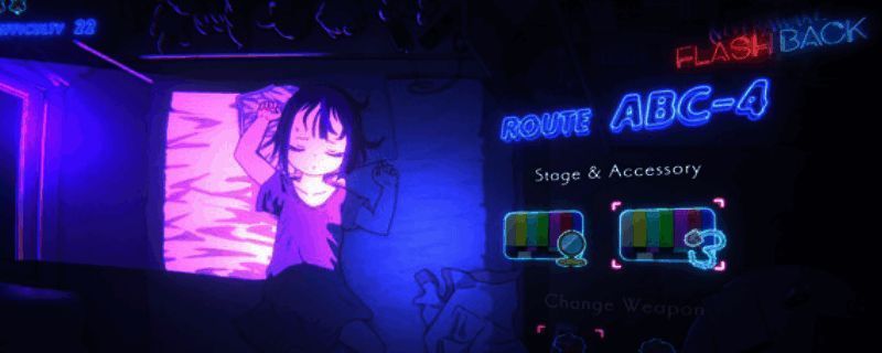 游戏封面展示了一款带有像素风格的射击类游戏,画面中充满未来科技感的场景和角色设计