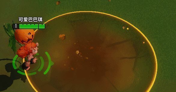 巴巴琪释放大招吞入敌人并精准吐向塌陷区