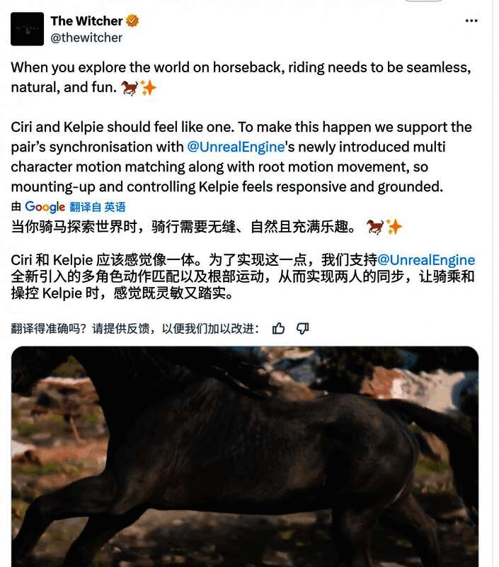 《巫师4》全景式奇幻世界概念图，山脉与森林交相辉映