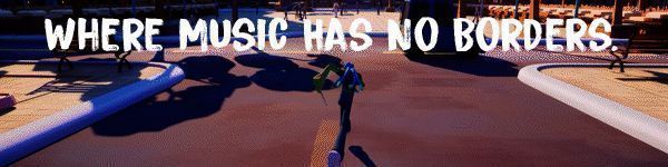 游戏中不同风格的世界场景展示，包括未来都市与自然森林