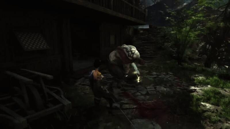 战斗场景特写，敌人被击中瞬间特效华丽，打击感强烈