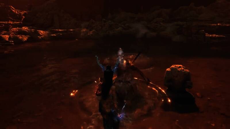 角色技能释放动画截图，光影效果逼真，动作流畅自然