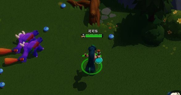 击败Boss后掉落天赋蘑菇动画,玩家拾取后获得能力提升