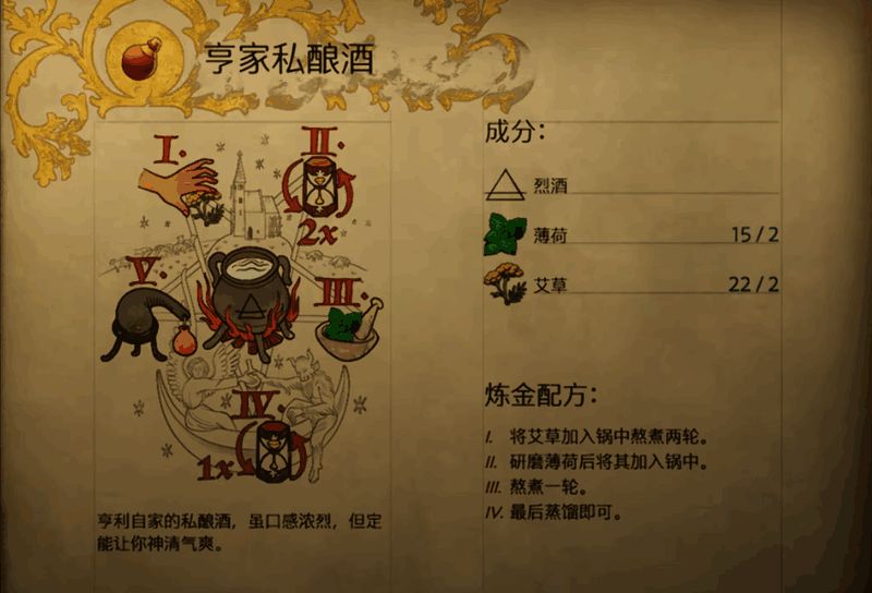 《天国：拯救2》亨家私酿酒制作相关图片