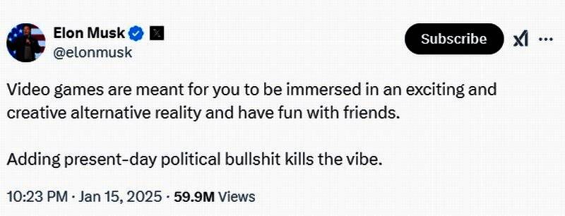 马斯克谈游戏配图