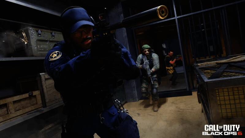 《使命召唤：黑色行动6》和《战区》相关游戏画面
