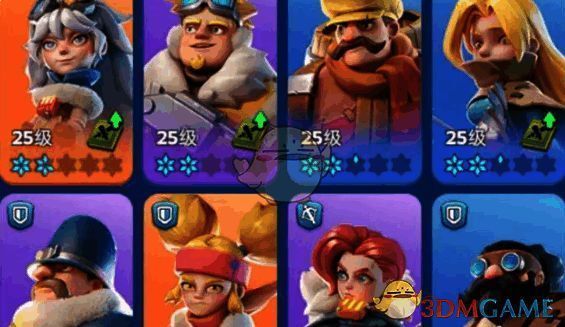 谢尔盖、杰西、茉莉、巴希提、津曼阵容展示