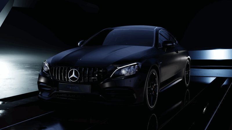 梅赛德斯 - AMG C 63 S Coupe车身线条细节图