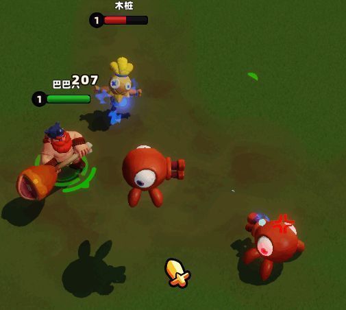 《野蛮人大作战2》章鱼炮台和炸弹使用画面