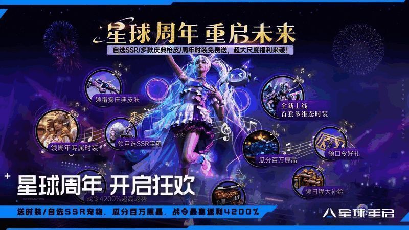 星球:重启周年庆签到福利