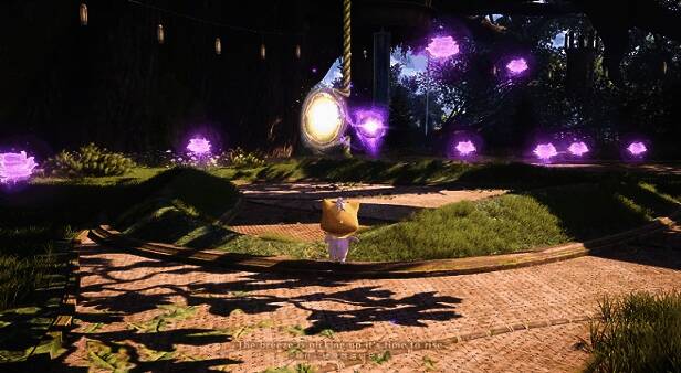 《无限暖暖》祈愿树林场景宣传图