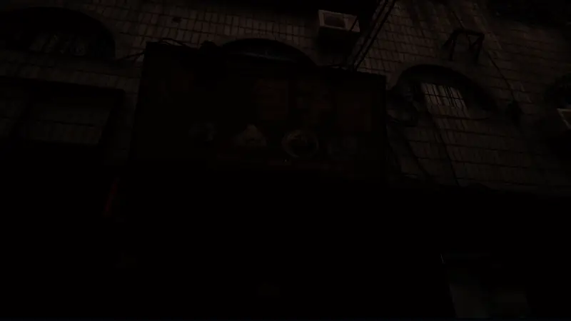 《无人》异常厨师所在广告牌图片