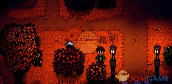 马妮和刘易斯从灌木丛跳出配图