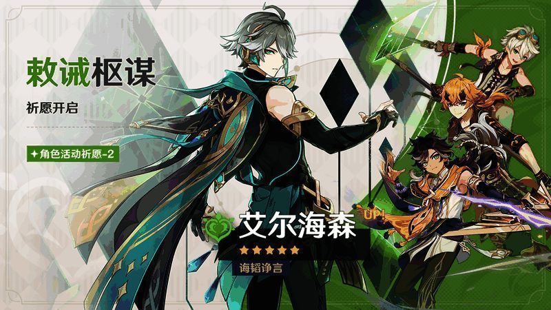 角色活动祈愿画面