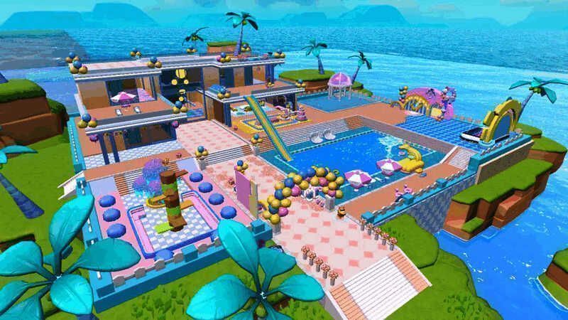 蛋仔步行街生日派对场景