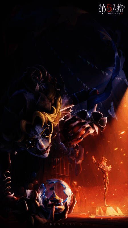 《第五人格》主题活动海报,明星演员麦克·莫顿站在聚光灯下