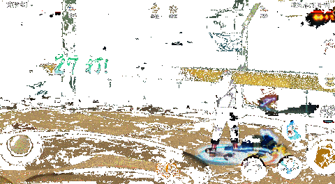 艾比兄弟使用绝牛雷犁热刀的画面