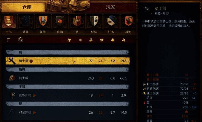 《天国：拯救2》匕首在潜行战斗中的画面