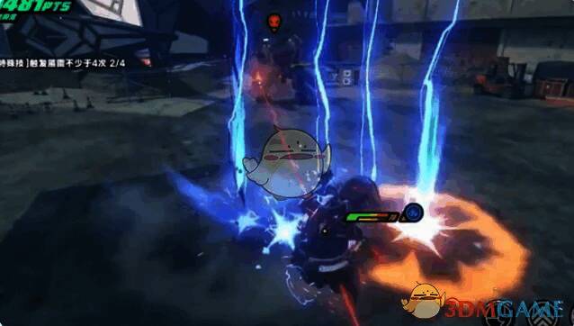 绝区零对局中玩家站场输出画面