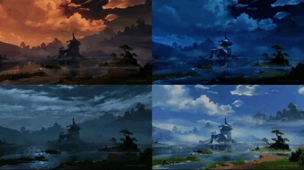 《鸣潮》危险与安全区域对比画面