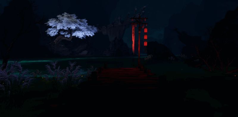 黄泉话本亡魂渡场景图