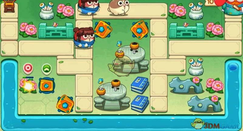 保卫萝卜4梁波波与祝秋秋第89关使用左侧卡牌清理道具，上方卡牌清理怪物示意图