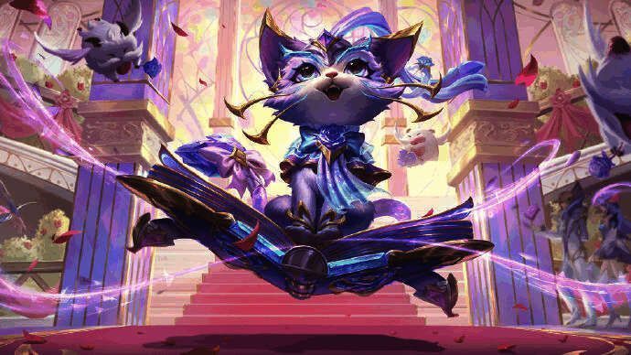 《英雄联盟手游》水晶玫瑰系列皮肤宣传图3