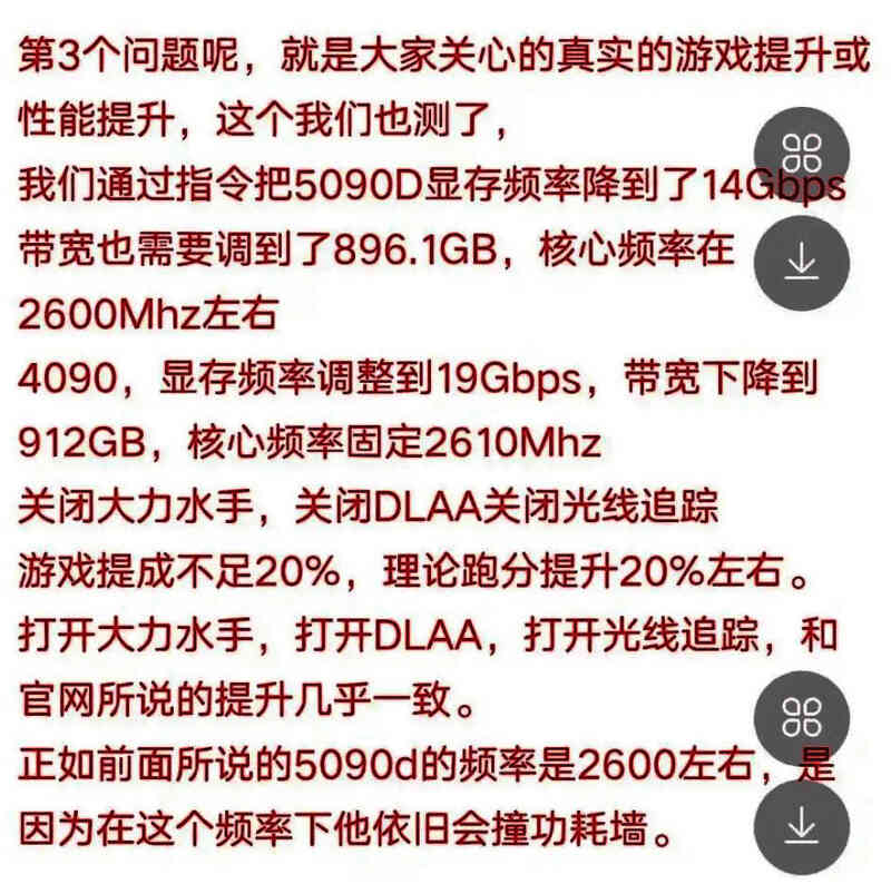 RTX 5090相关性能图片1