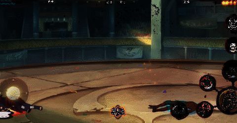 李洛克开启八门遁甲·景门进行体术攻击的画面