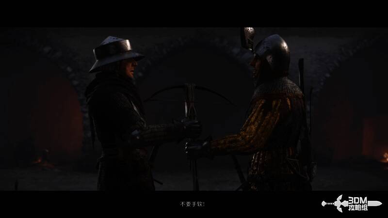 卡蓬交给我们手弩的画面