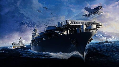 《巅峰战舰》新战舰与指挥官相关画面