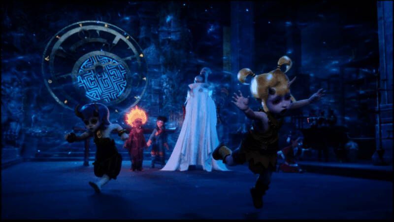 《天下》概念片中神秘空间内景画面