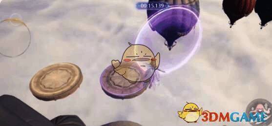 在圆盘上加速通过光圈画面