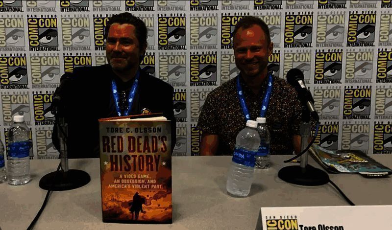 Roger Clark与Olsson教授的合影