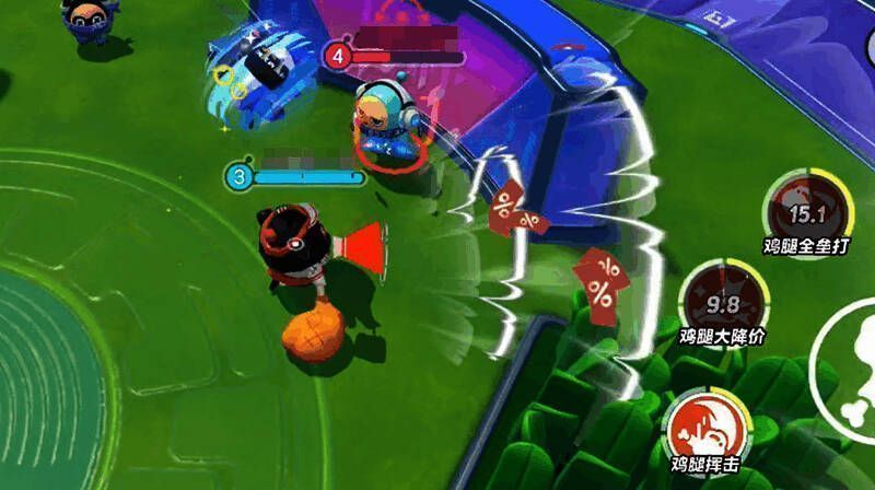 元气丸子施展鸡腿大降价技能图