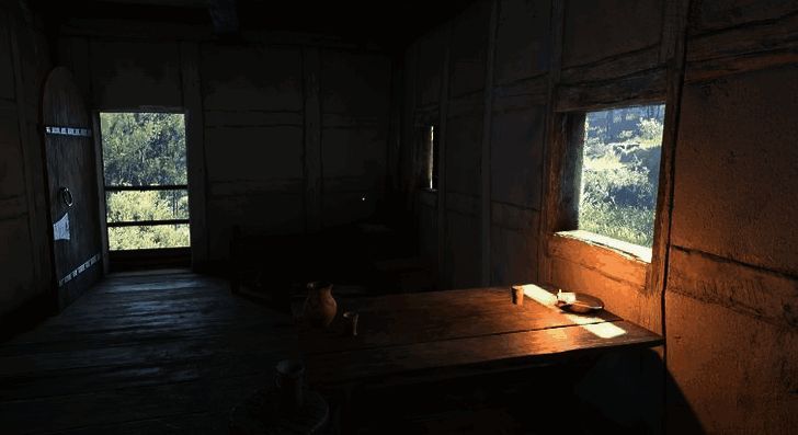 《天国：拯救2》游戏中洗衣服相关画面