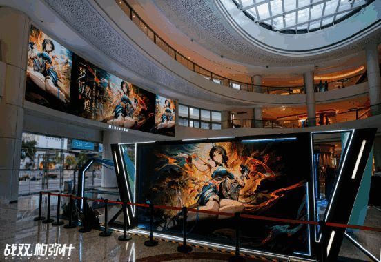 广州万菱汇敦煌主题快闪活动舞台图片