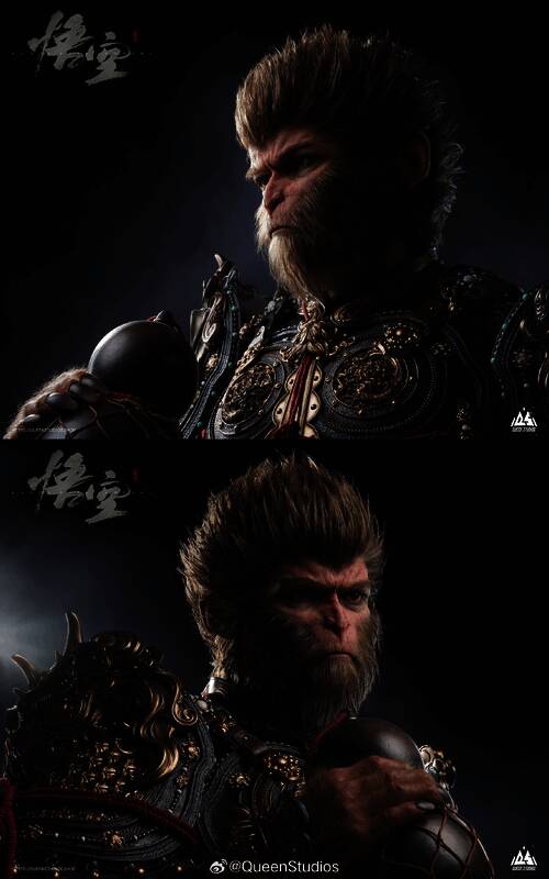 《黑神话：悟空》天命人1/1半身像展示图3