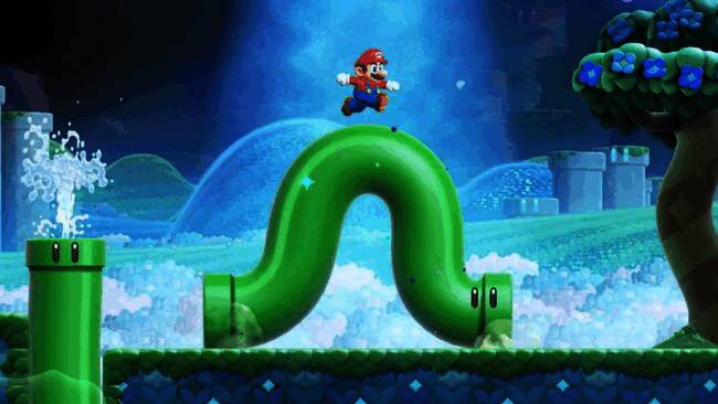 马力欧系列游戏画面