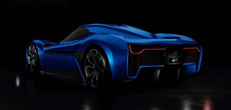 蔚来EP9外观展示图