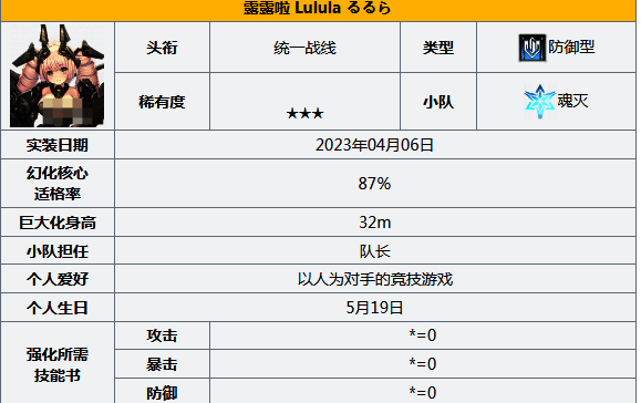 苍雾世界防卫角色相关图片2