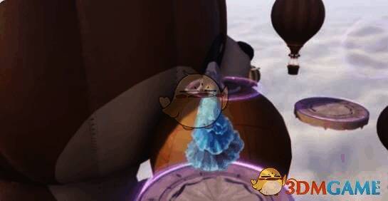 开局加速跑出平台并二段跳场景图