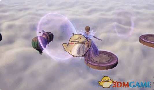 长按二段跳越过空中圆圈场景图