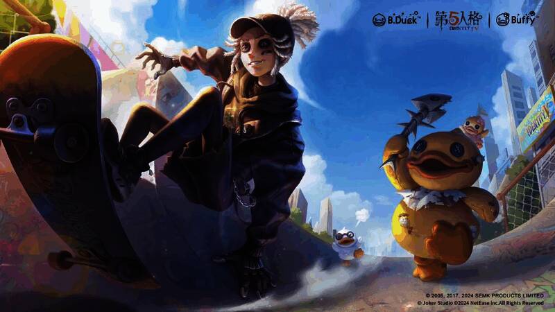 第五人格与 B.Duck 联动相关画面