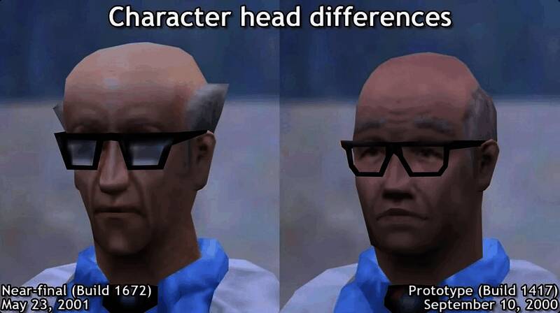 《半条命：蓝色行动》原型版本相关画面